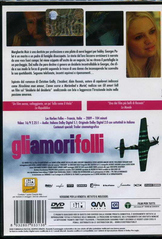Gli amori folli di Alain Resnais - DVD - 2