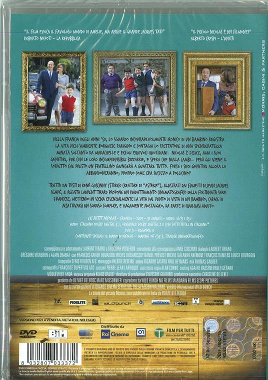 Il piccolo Nicolas e i suoi genitori (DVD) di Laurent Tirard - DVD - 2