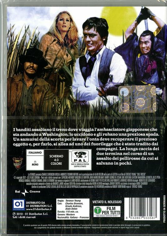 Sole rosso di Terence Young - DVD - 2