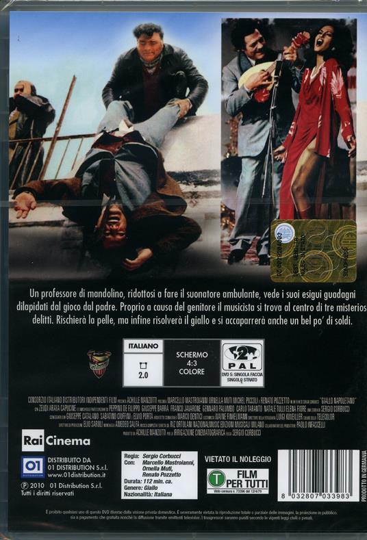 Giallo napoletano di Sergio Corbucci - DVD - 2
