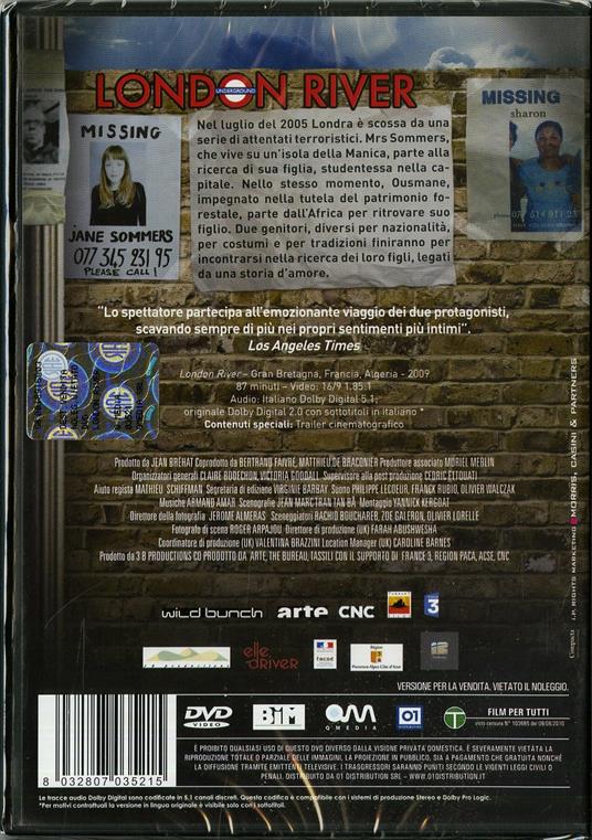 London River di Rachid Bouchareb - DVD - 2