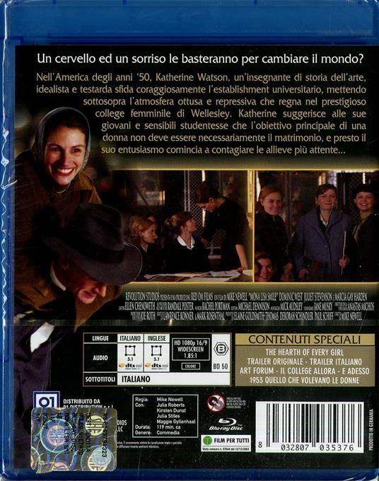 Mona Lisa Smile di Mike Newell - Blu-ray - 2