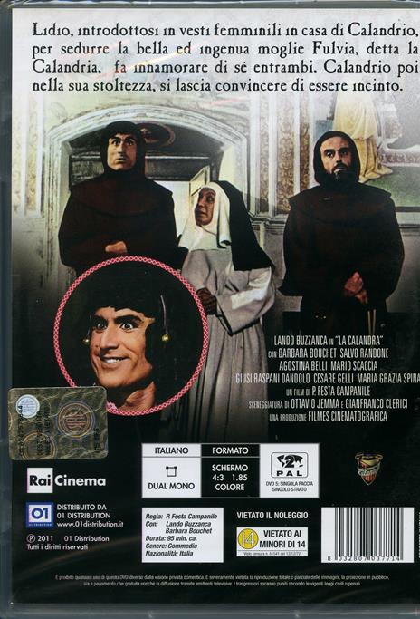 La calandria di Pasquale Festa Campanile - DVD - 2