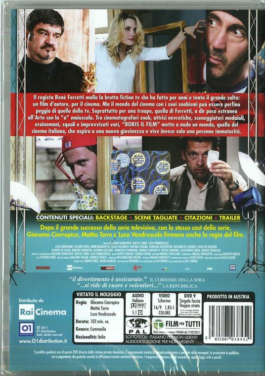 Boris. Il film di Giacomo Ciarrapico,Mattia Torre,Luca Vendruscolo - DVD - 2