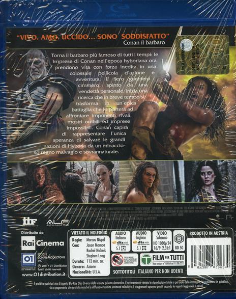 Conan the Barbarian 3D (Blu-ray + Blu-ray 3D) di Marcus Nispel - 2