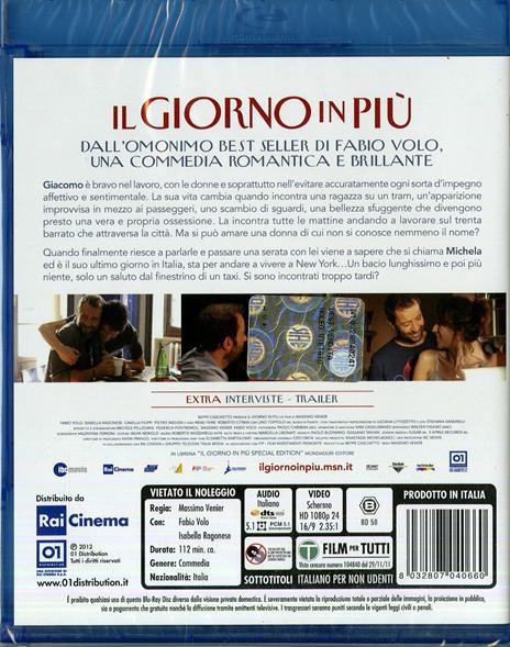 Il giorno in più di Massimo Venier - Blu-ray - 2