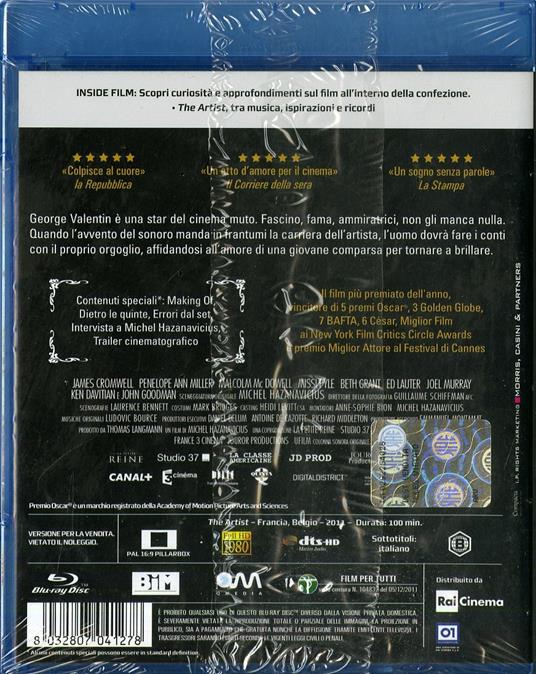 The Artist di Michel Hazanavicius - Blu-ray - 2