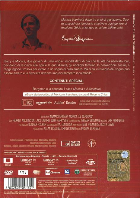 Monica e il desiderio (2 DVD) di Ingmar Bergman - DVD - 2