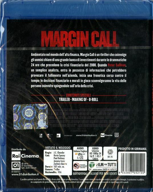 Margin Call (DVD) di J.C. Chandor - DVD - 2