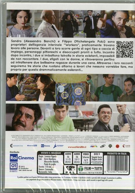 Workers. Pronti a tutto di Lorenzo Vignolo - DVD - 2