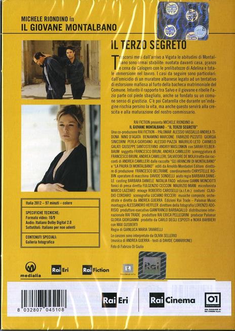 Il giovane Montalbano. Il terzo segreto di Gianluca Maria Tavarelli - DVD - 2