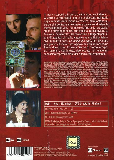 La meglio gioventù (2 DVD) di Marco Tullio Giordana - DVD - 2