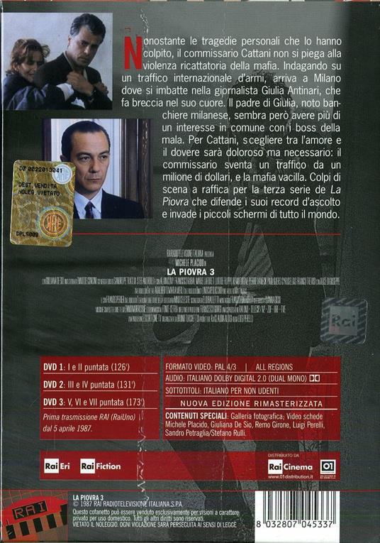 La piovra 3 (3 DVD) di Luigi Perelli - DVD - 2