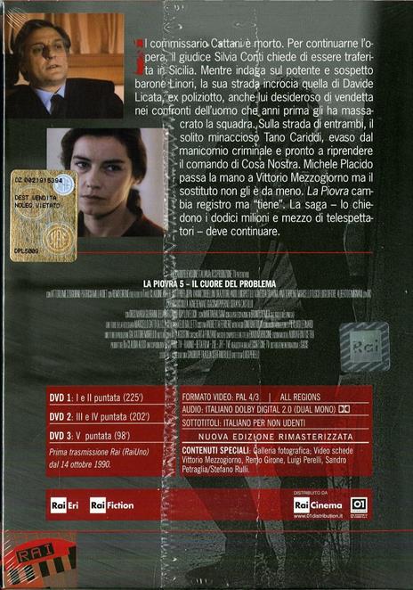 La piovra 5 (3 DVD) di Luigi Perelli - DVD - 2
