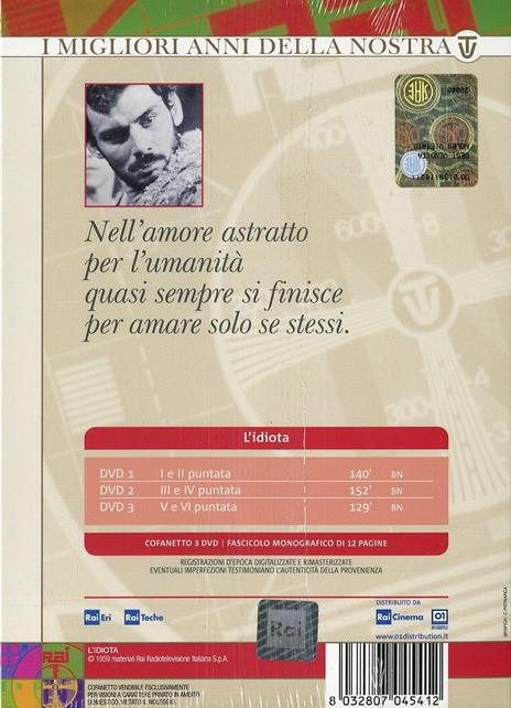 L' idiota (3 DVD) di Giacomo Vaccari - DVD - 2