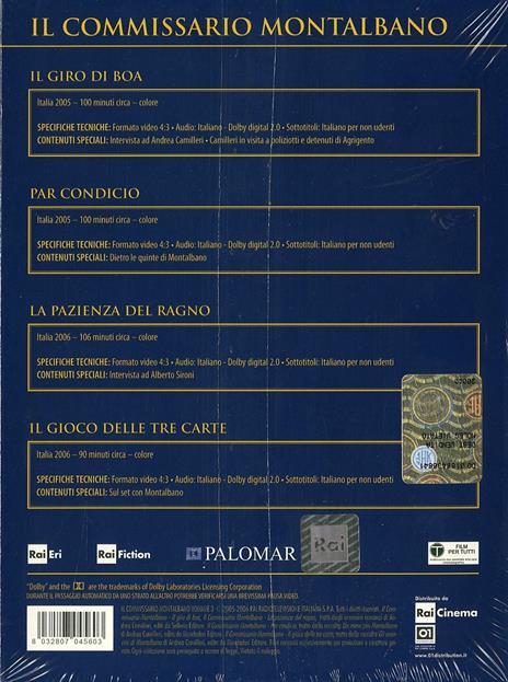 Il commissario Montalbano. Box 3 (4 DVD) di Alberto Sironi - DVD - 2