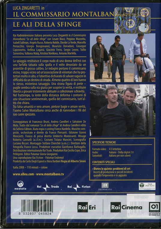 Il commissario Montalbano. Le ali della sfinge di Alberto Sironi - DVD - 2