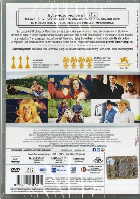 I segreti di Brokeback Mountain di Ang Lee - DVD - 2