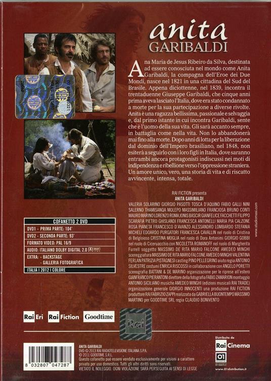 Anita Garibaldi (2 DVD) di Claudio Bonivento - DVD - 2