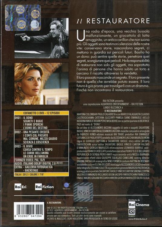 Il restauratore (3 DVD) di Giorgio Capitani,Salvatore Basile - DVD - 2