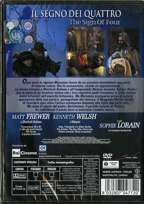 Il segno dei quattro di Rodney Gibbons - DVD - 2