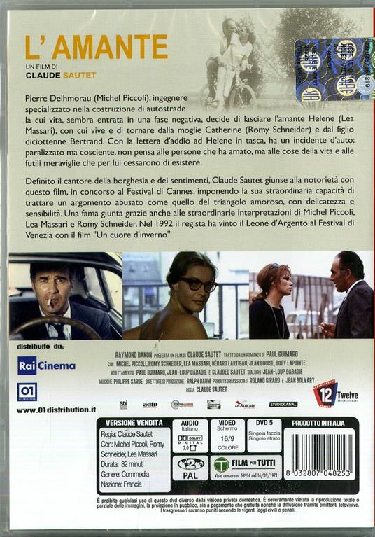 L' amante di Claude Sautet - DVD - 2