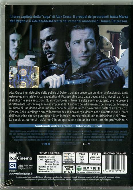 Alex Cross di Rob Cohen - DVD - 2