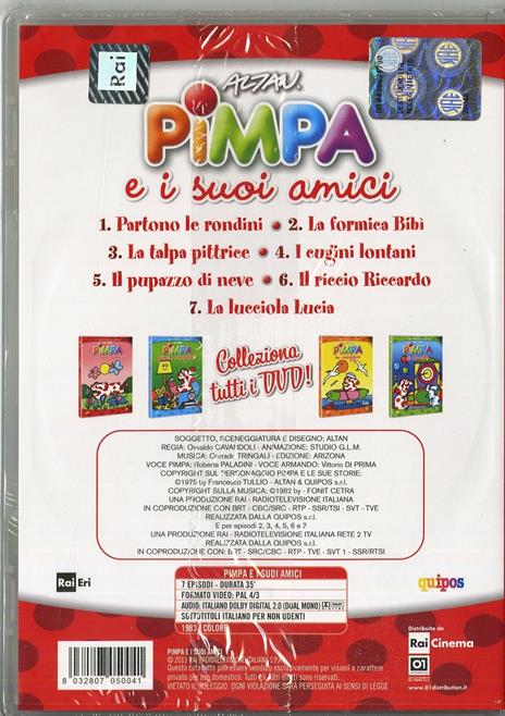 Pimpa e i suoi amici di Enzo D'Alò - DVD - 2
