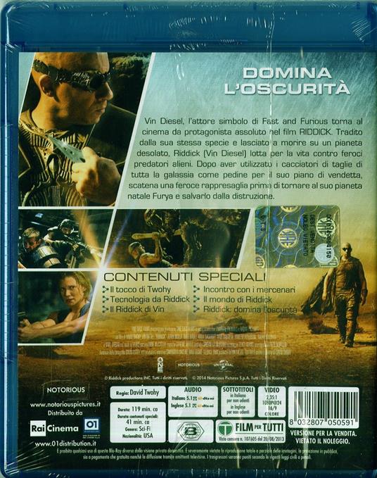 Riddick di David N. Twohy - Blu-ray - 2