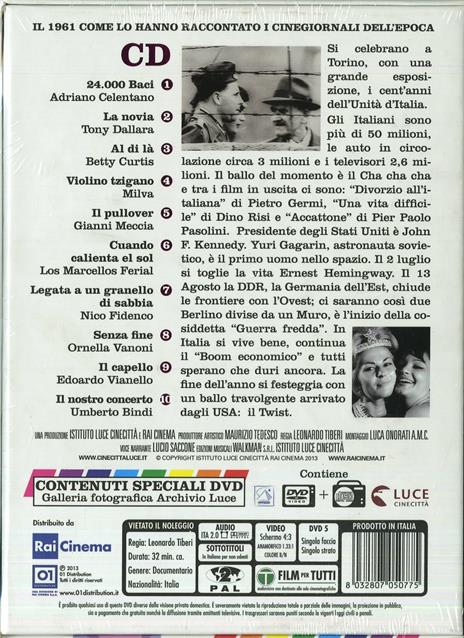 Il tuo anno. 1961 di Leonardo Tiberi - DVD - 2