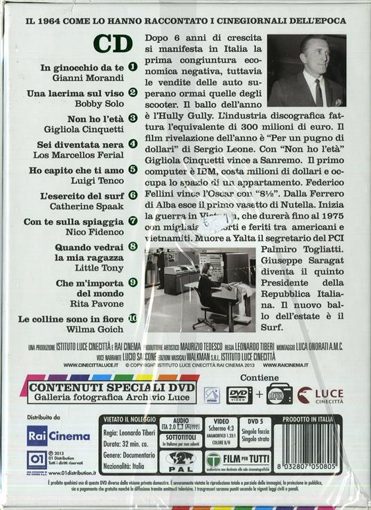 Il tuo anno. 1964 di Leonardo Tiberi - DVD - 2