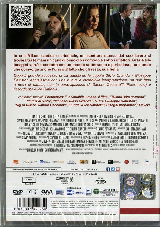 La variabile umana di Bruno Oliviero - DVD - 2
