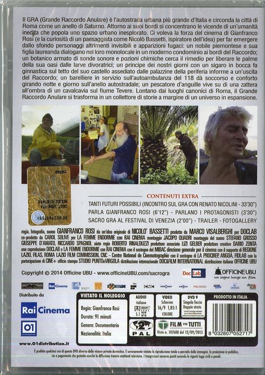 Sacro GRA di Gianfranco Rosi - DVD - 2