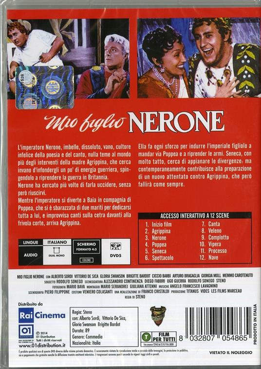 Mio figlio Nerone di Steno - DVD - 2