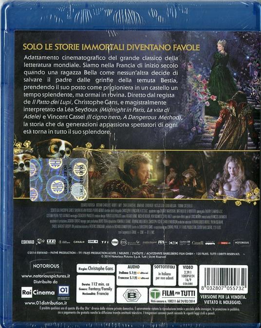 La bella e la bestia di Christophe Gans - Blu-ray - 2