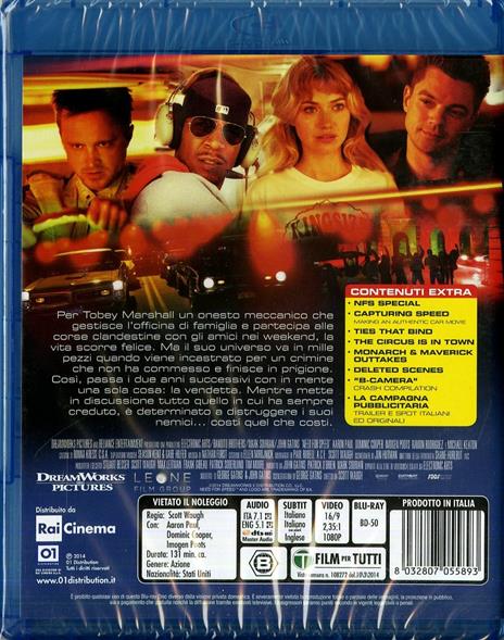 Need for Speed di Scott Waugh - Blu-ray - 2
