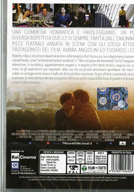 Ti ricordi di me? di Rolando Ravello - DVD - 2