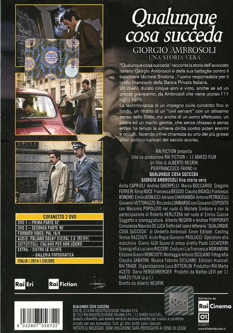 Qualunque cosa succeda (2 DVD) di Alberto Negrin - DVD - 2