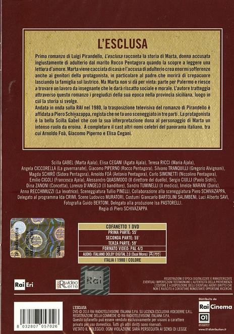 L' esclusa di Piero Schivazappa - DVD - 3