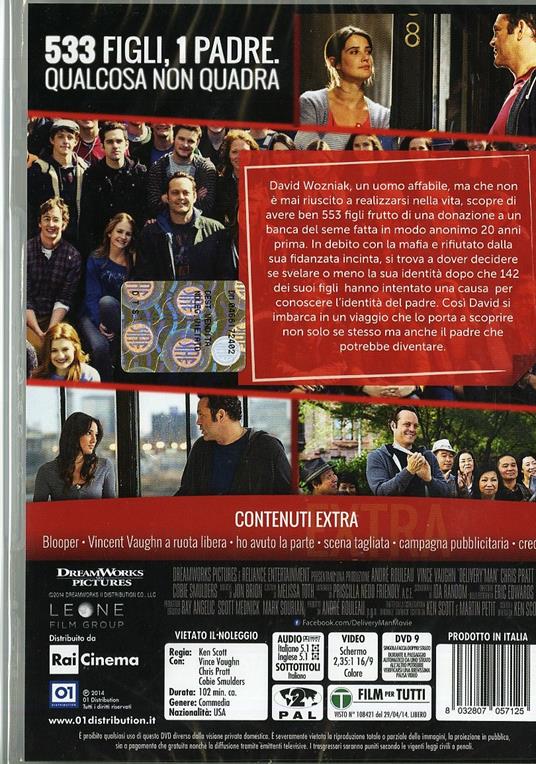 Delivery Man di Ken Scott - DVD - 2