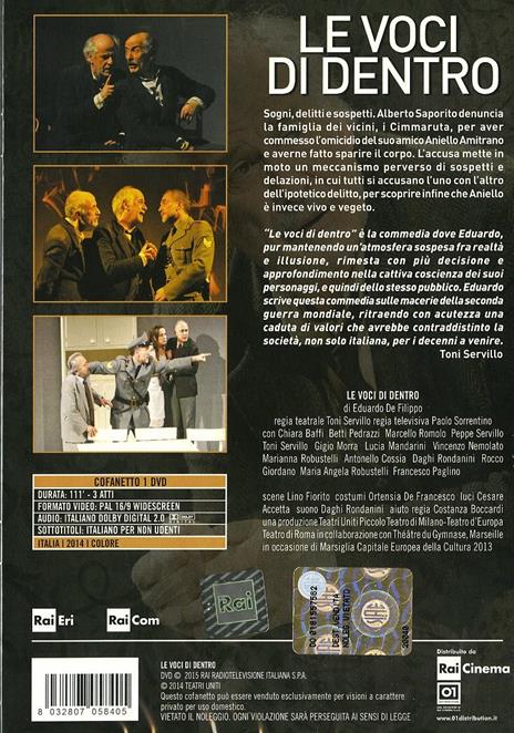 Le voci di dentro di Toni Servillo - DVD - 2