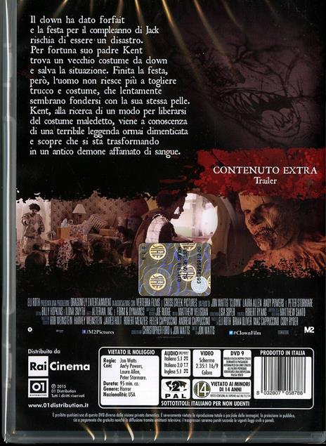 Clown di Jon Watts - DVD - 2