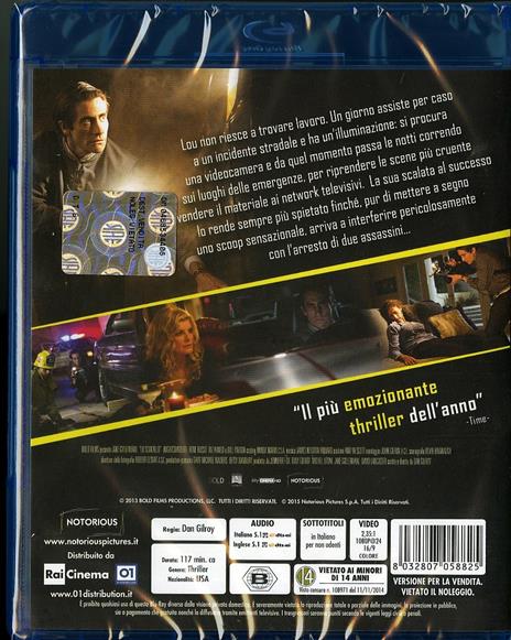 Lo sciacallo. Nightcrawler di Dan Gilroy - Blu-ray - 2