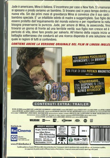 Hungry Hearts di Saverio Costanzo - DVD - 2