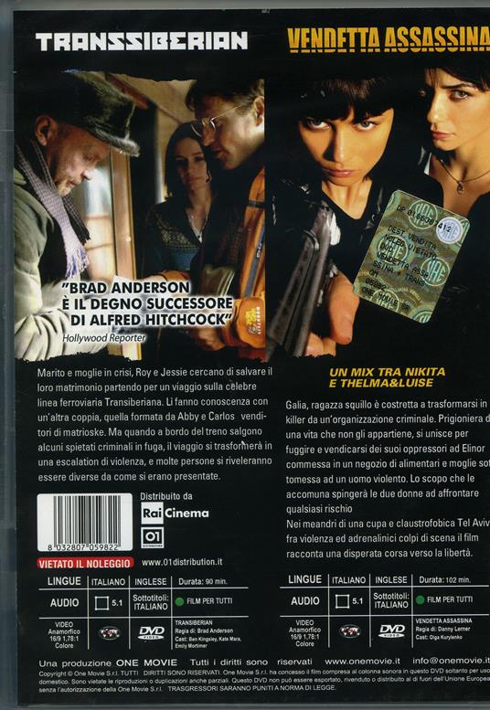 Transsiberian - Vendetta assassina (2 DVD) di Brad Anderson,Danny Lerner - DVD - 2