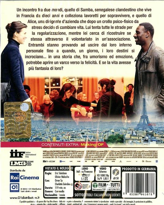 Samba di Eric Toledano,Olivier Nakache - Blu-ray - 2