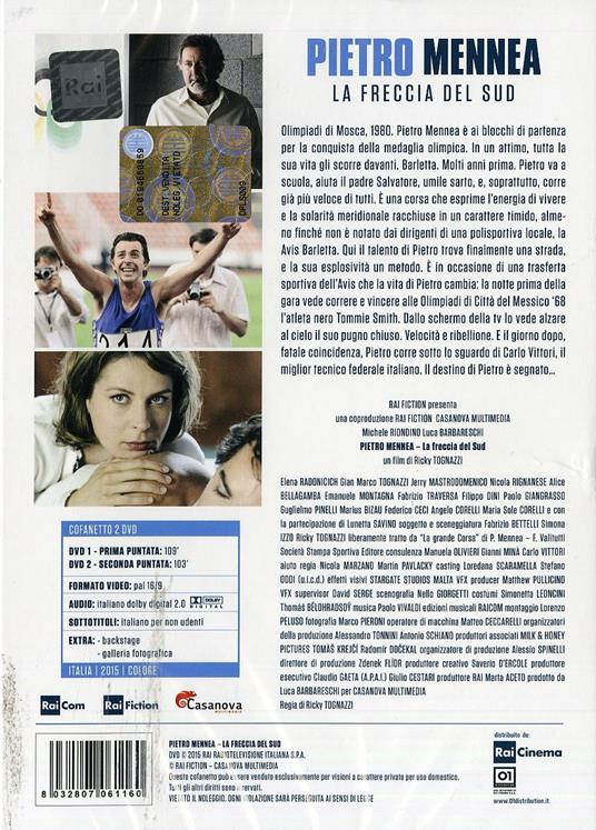 Pietro Mennea. La freccia del sud (2 DVD) di Ricky Tognazzi - DVD - 2