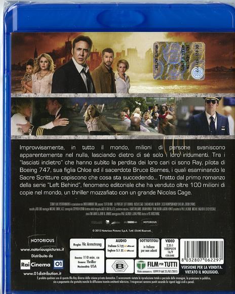 Left Behind. La profezia di Vic Armstrong - Blu-ray - 2