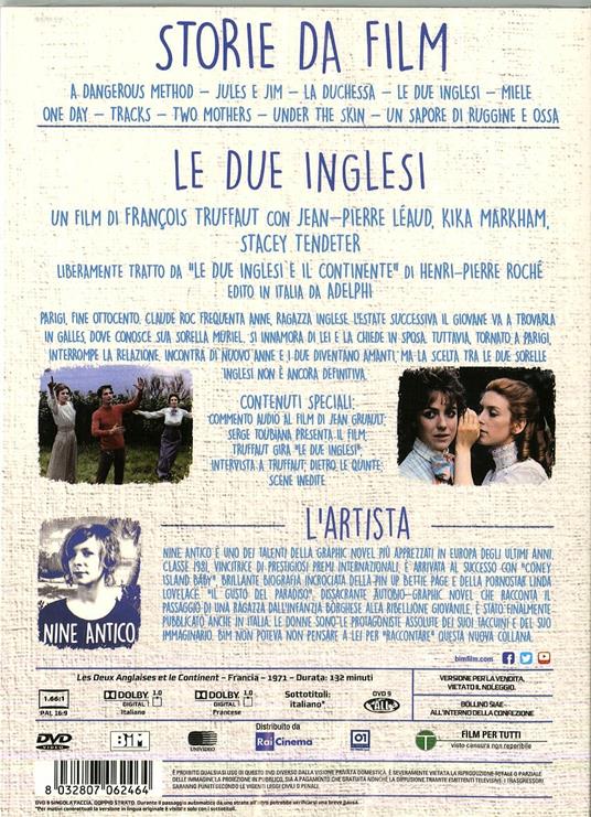 Le due inglesi di François Truffaut - DVD - 2