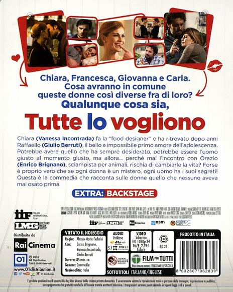 Tutte lo vogliono di Alessio Maria Federici - Blu-ray - 2